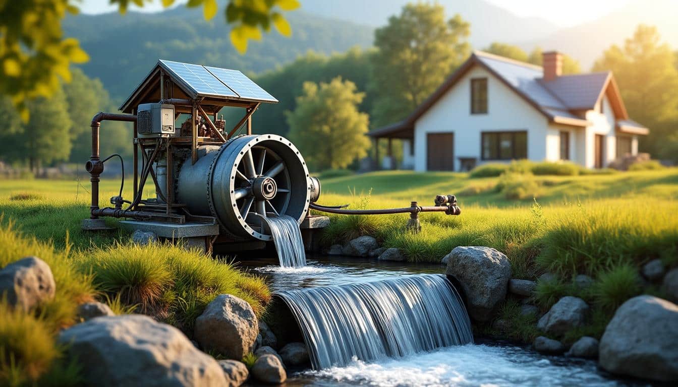 découvrez le fonctionnement d'une microcentrale hydraulique domestique, une solution écologique pour produire votre propre électricité à partir de l'énergie de l'eau.