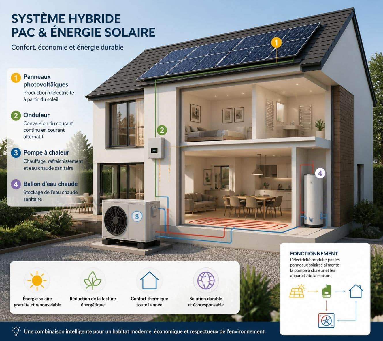 découvrez comment choisir une pompe à chaleur compatible avec l'énergie solaire pour optimiser votre installation et réduire vos factures d'énergie.