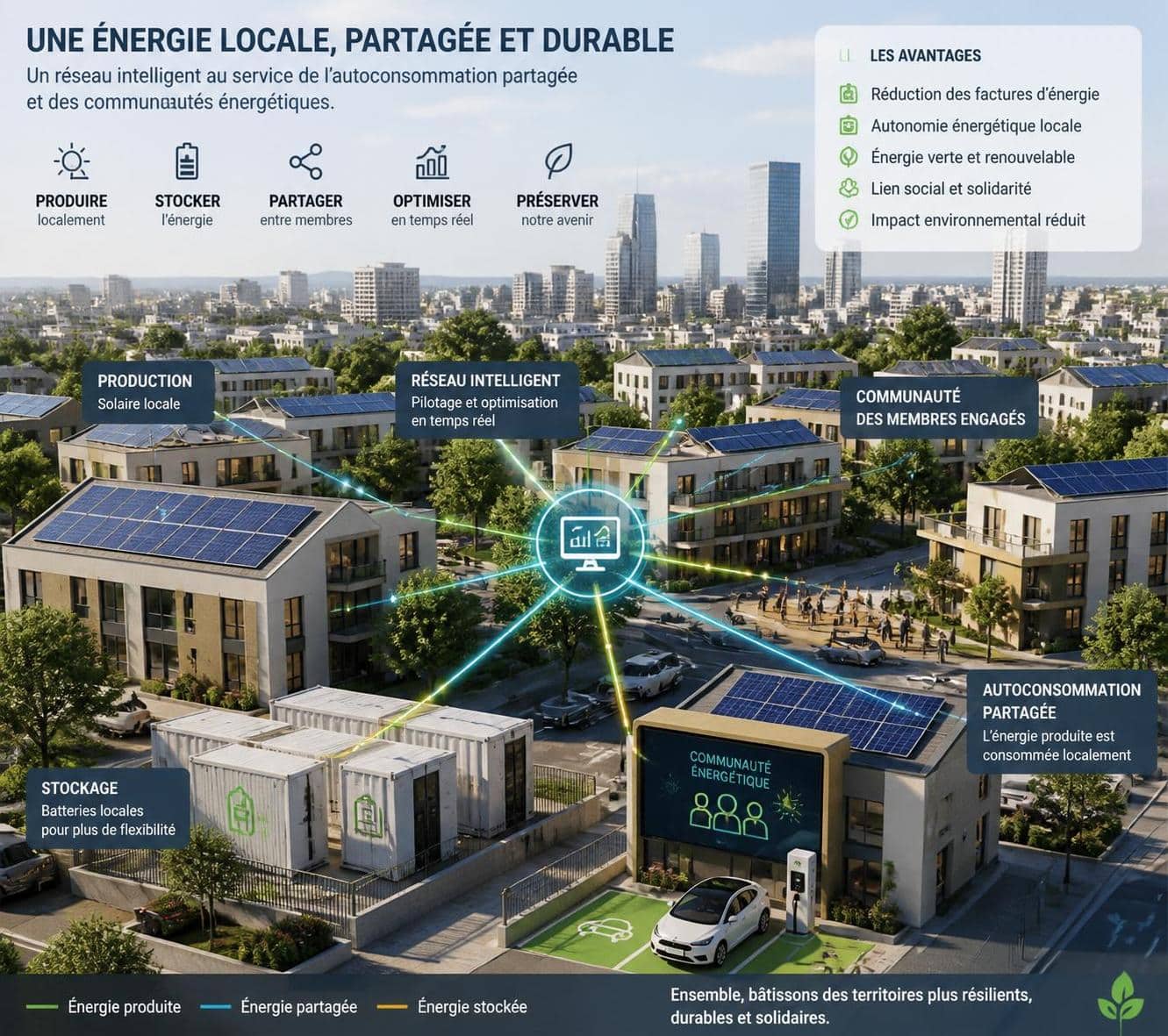 découvrez les modèles d’autoconsommation partagée en énergies renouvelables pour optimiser votre consommation énergétique et favoriser un avenir durable.