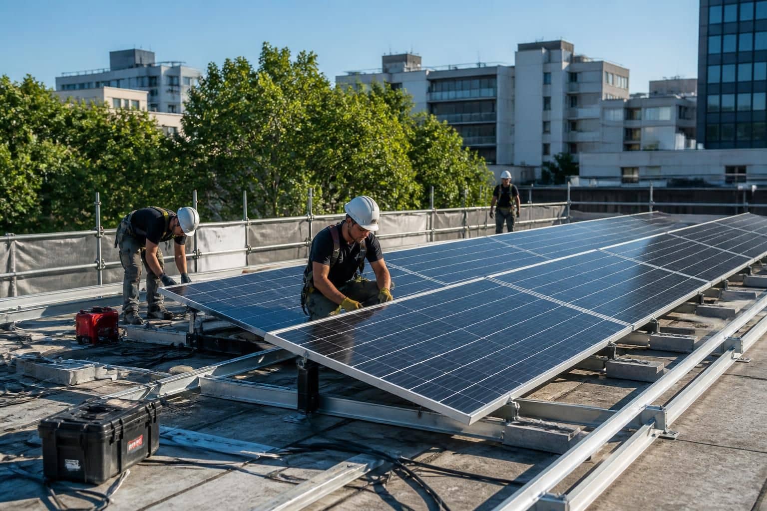 découvrez les étapes essentielles pour installer des panneaux solaires sur un toit plat, avec des conseils pratiques pour une installation sécurisée et efficace.