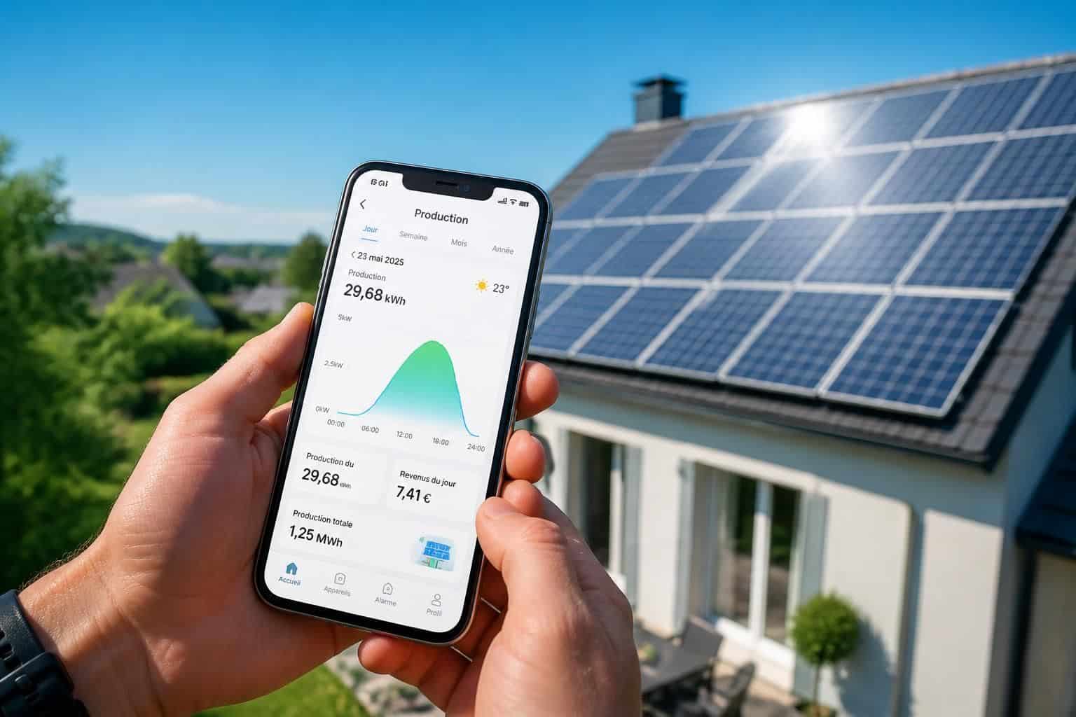 découvrez comment suivre facilement et en temps réel votre production solaire grâce à une application mobile intuitive et pratique.