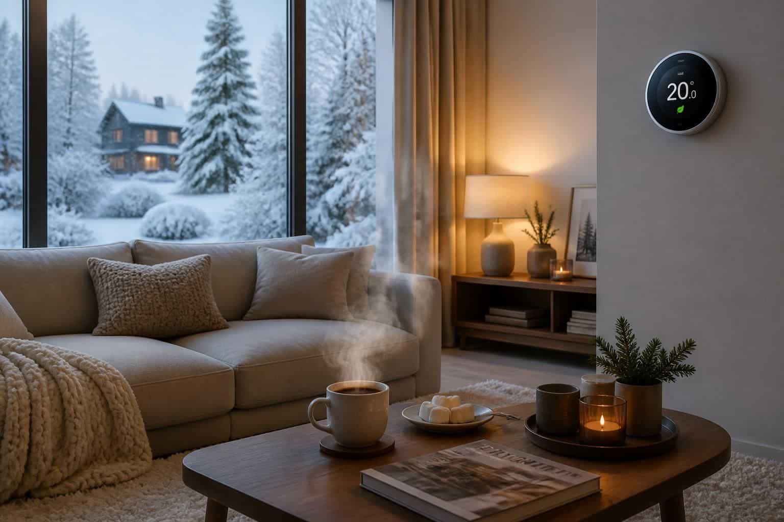 découvrez la température idéale pour chauffer votre maison en hiver et assurer un confort optimal tout en économisant de l'énergie.