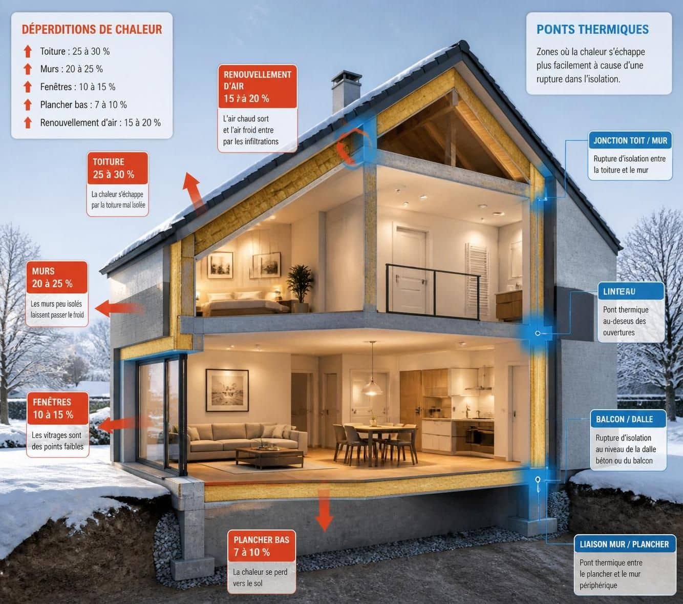 d&eacute;couvrez les signes et astuces pour identifier si votre maison est mal isol&eacute;e, am&eacute;liorer votre confort et r&eacute;duire vos factures d'&eacute;nergie.