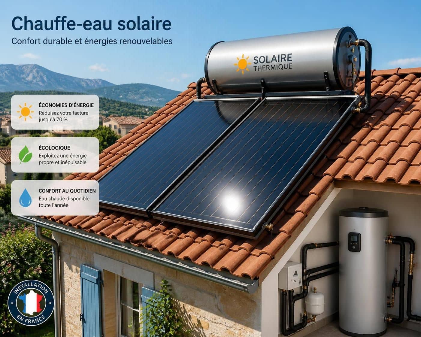 découvrez si le chauffe-eau solaire est rentable en france, analyse des coûts, économies d'énergie et avantages écologiques pour votre foyer.