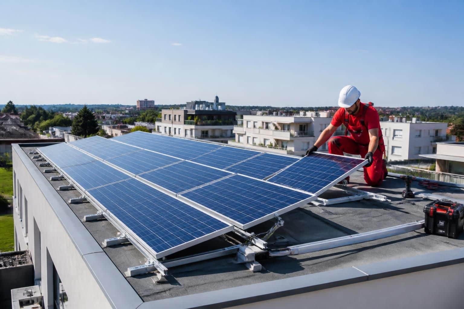découvrez comment installer des panneaux solaires sur un toit plat, les étapes clés, conseils pratiques et avantages pour optimiser votre production d'énergie renouvelable.