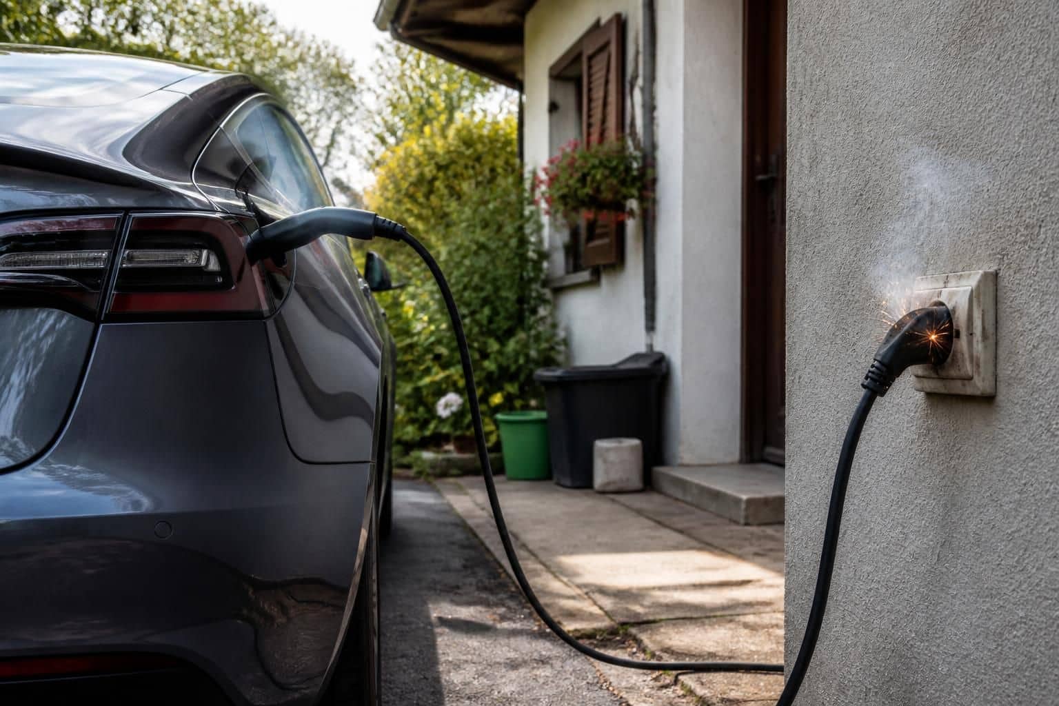 découvrez les risques potentiels de recharger une voiture électrique sur une prise classique, ainsi que les conseils pour le faire en toute sécurité.