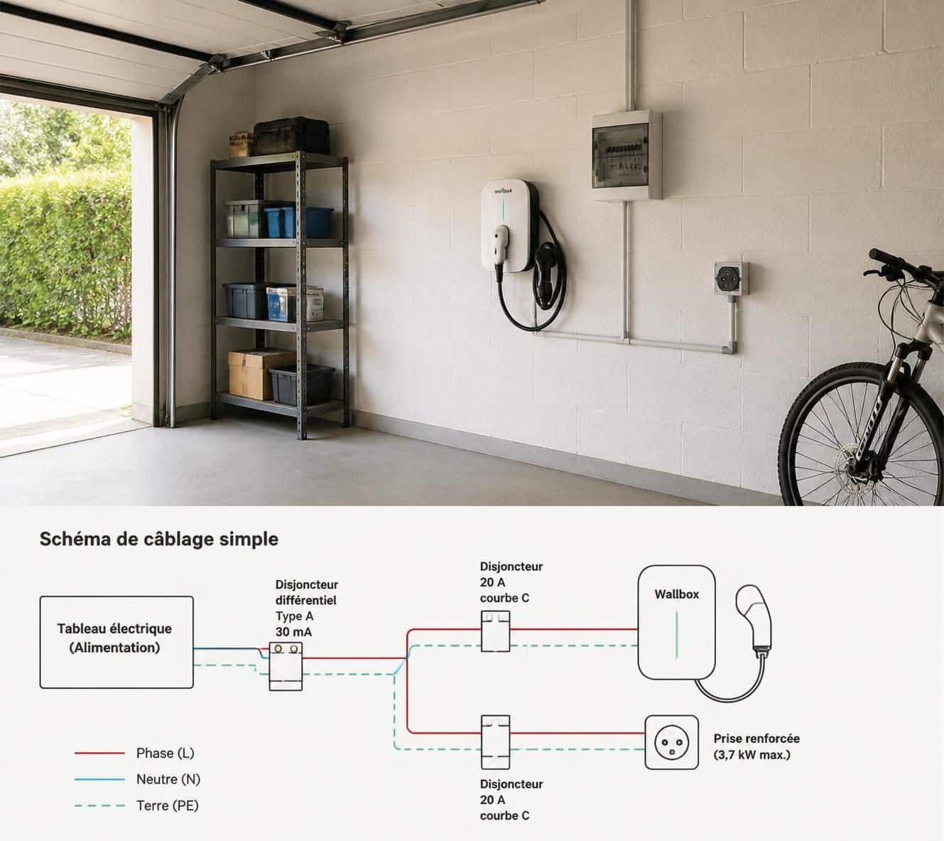 découvrez les différences essentielles entre une wallbox et une prise renforcée pour la recharge de votre véhicule électrique, afin de choisir la solution adaptée à vos besoins.