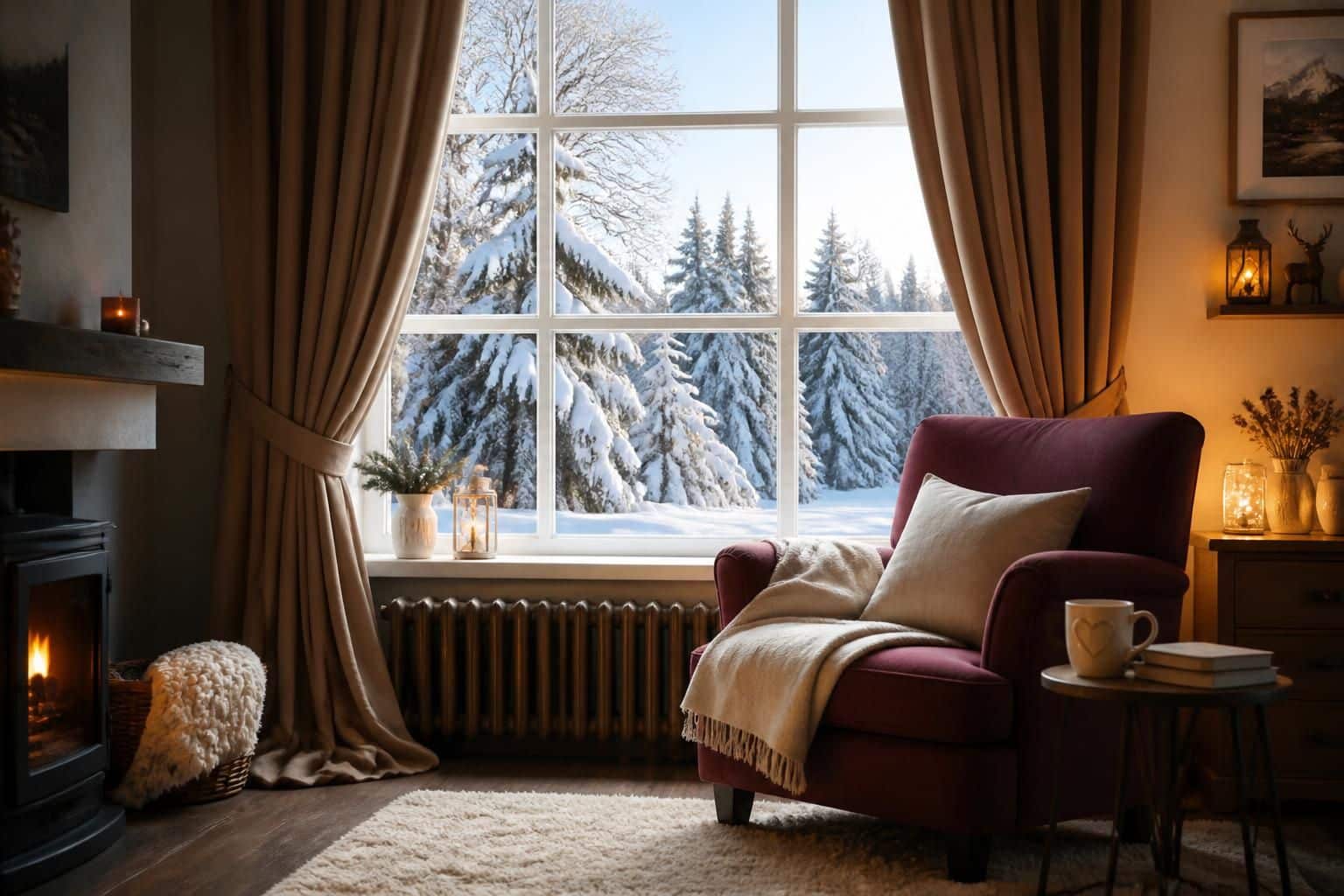 découvrez comment choisir les rideaux adaptés pour conserver la chaleur chez vous en hiver, alliant confort thermique et style.