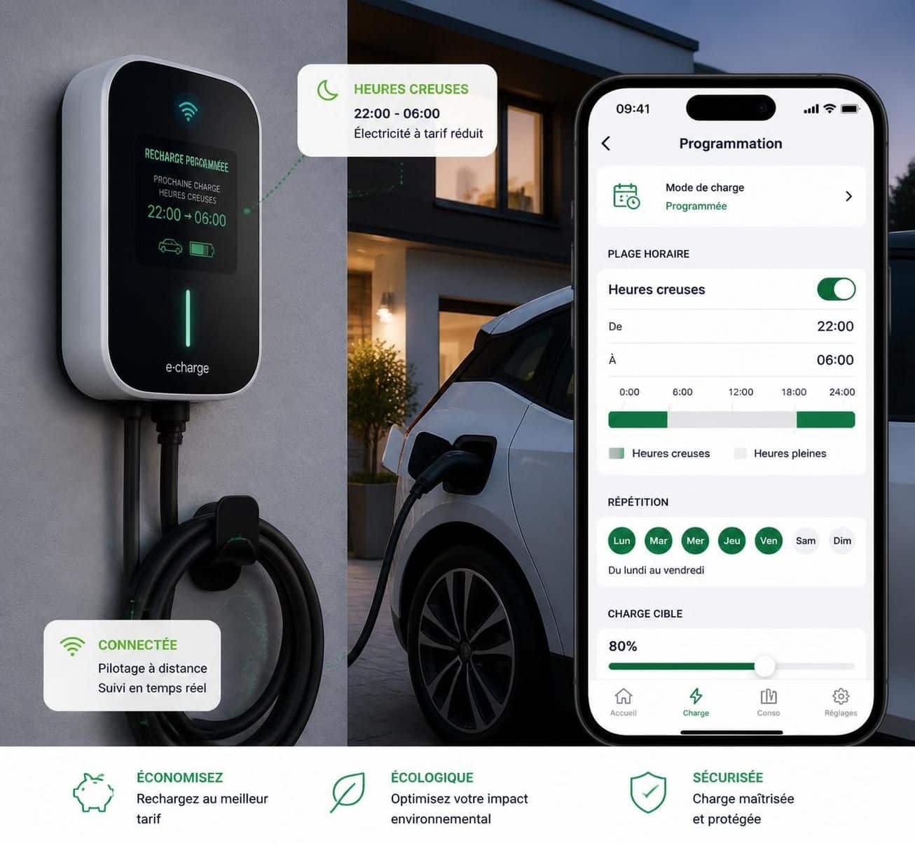 découvrez comment programmer la recharge de vos appareils électriques en heures creuses pour économiser de l'énergie et réduire votre facture d'électricité.